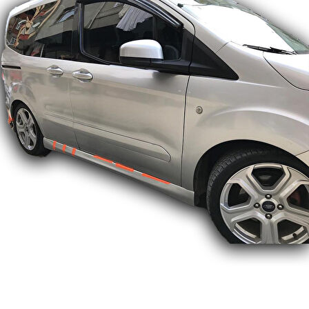 Ford Courier 2014 - 2018 Sport Marşpiyel Plastik Boyasız