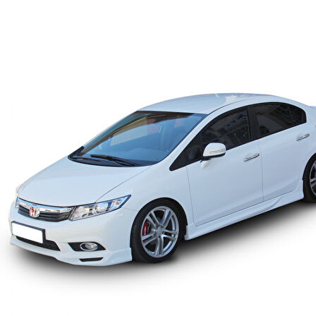 Honda Civic Fb7 2012 - 16 Custom Marşpiyel Plastik Boyasız