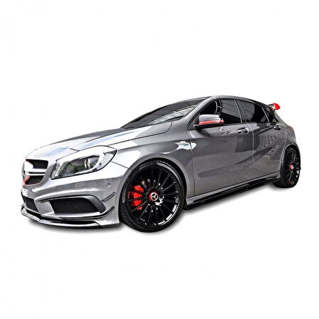 Mercedes W176 A Serisi Amg A45 2012 - 2018 Uyumlu Marşpiyel Altı Lip Plastik Boyasız