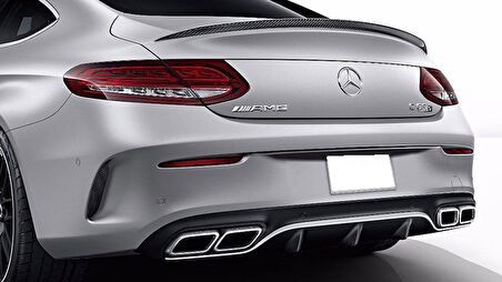 Mercedes W207 E Serisi Coupe Amg C63 2010 - 2013 Uyumlu Difüzör Plastik Boyasız