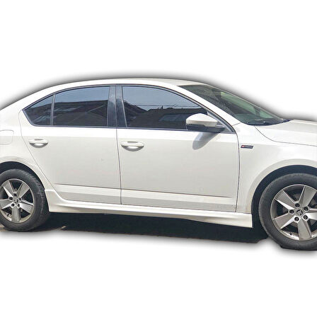 Skoda Octavia Mk3 2013 - 2017 Marşpiyel Plastik Boyasız