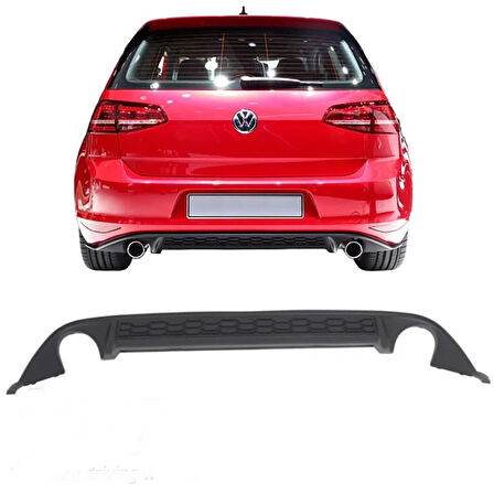 Volkswagen Golf 7 2012 - 16 Gti Difüzör Plastik Boyasız