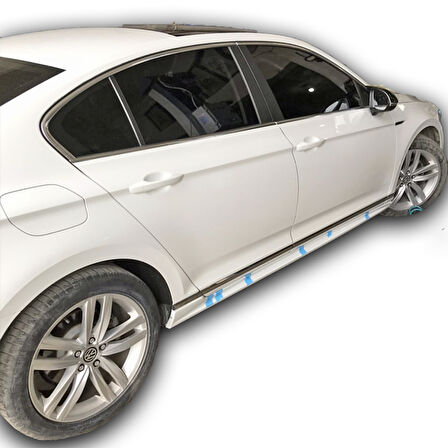 Volkswagen Passat B8 2015 - 2019 R Line Marşpiyel Plastik Boyasız