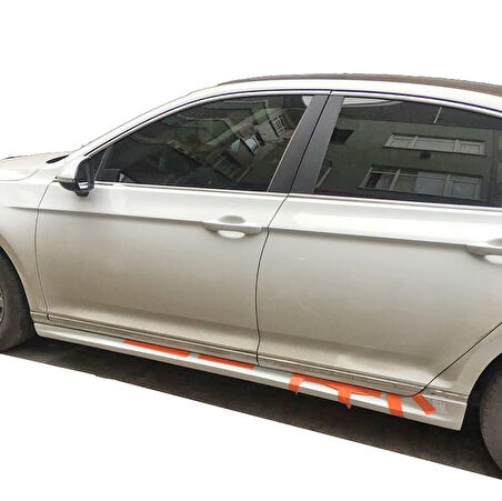 Volkswagen Passat B8 2015 - 2019 R Line Marşpiyel Plastik Boyasız