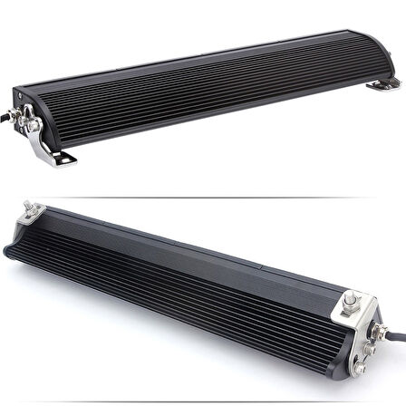 180W 83cm Düz Üniversal Yayıcı Delici Turuncu Beyaz Led Bar