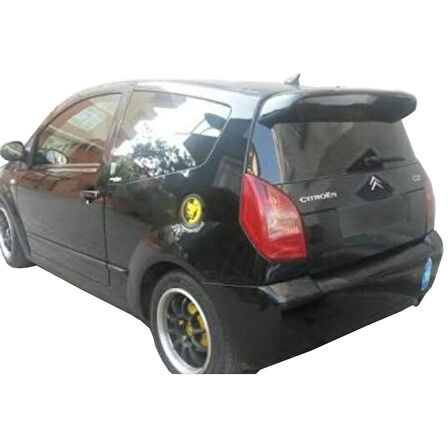 Citroen C2 Cam Destekli Spoiler Boyasız