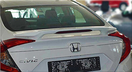 Honda Civic Fc5 Orta Boy Işıklı Spoiler (Boyasız)