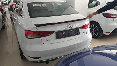 Audi A3 Sedan 2013-2019 Led Spoiler Piano Black