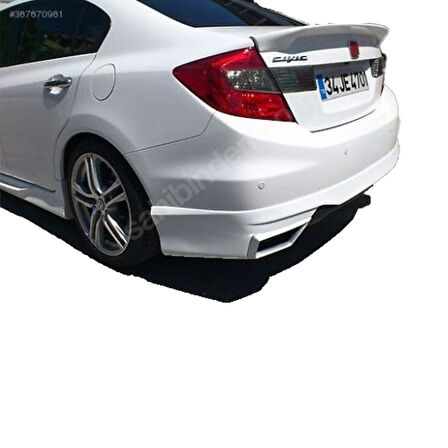 Honda Civic 2012 Bagaj Spoiler Boyasız