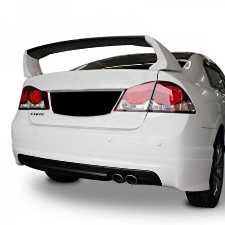 Honda Civic 2007-2011 Mugen Yüksek Spoiler Boyasız