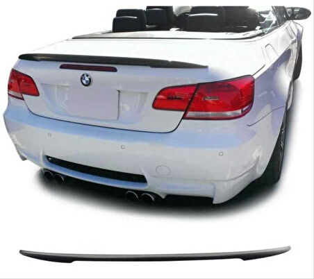 Bmw 3 Serisi E46 E93 Spoiler Parlak Siyah