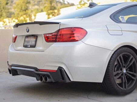 Bmw 4 Serisi 2013-2019 F32 2 Kapı M4 Spoiler Parlak Siyah