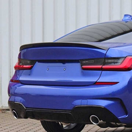 Bmw 3 Serisi G20 Kalın Tip Spoiler Parlak Siyah