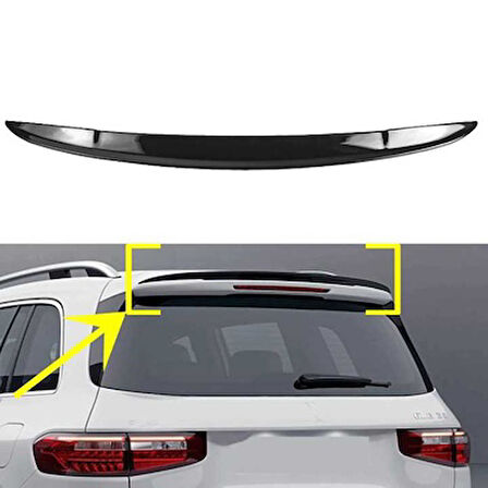 Mercedes Glb Uyumlu Spoiler Parlak Siyah