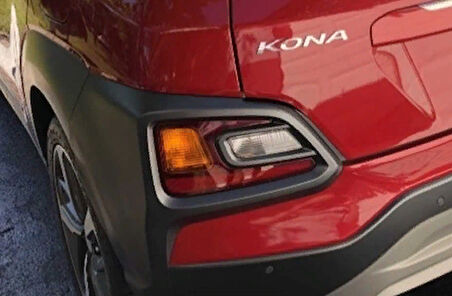 Hyundai Kona Arka Sis Kaplama - Piano Black