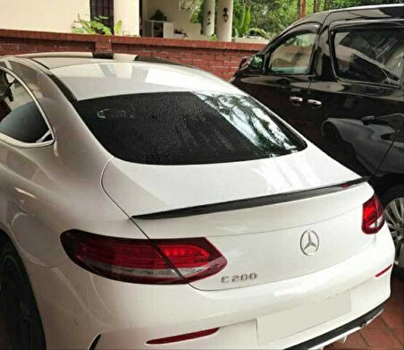 Mercedes W213 2016-2019 E Coupe Uyumlu Spoiler Parlak Siyah