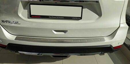 Nissan X-Trail 2014-2017 Arka Tampon Üst Koruması B Dizayn Krom