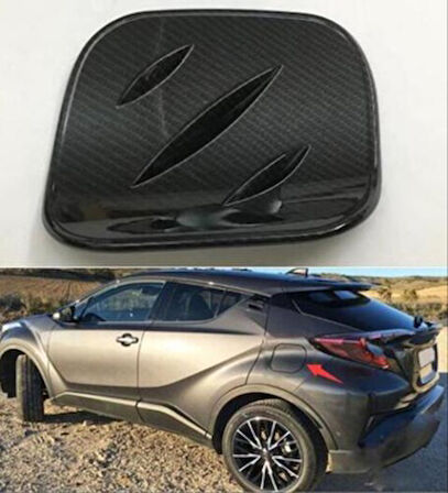 Toyota C-HR 2016-2019 Karbon Depo Kapağı