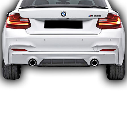 Bmw F22 2012 Üstü M Performance Difüzör Boyalı