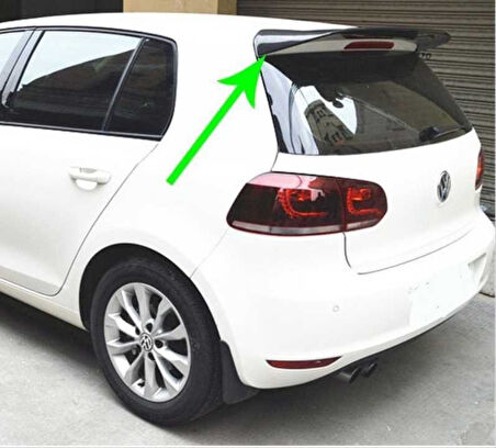 Volkswagen Golf 6 Spoiler Parlak Siyah