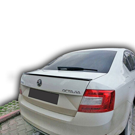 Skoda Octavia 2013-2016 İnce Anatomik Spoiler Boyalı