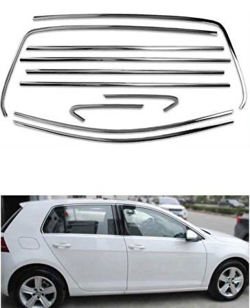 Volkswagen Golf 7 - 7.5 2013-2020 Cam Çerçeve Nikelajı