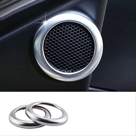 Toyota Corolla 2014-2018 Tweeter Halka Kaplama Silver