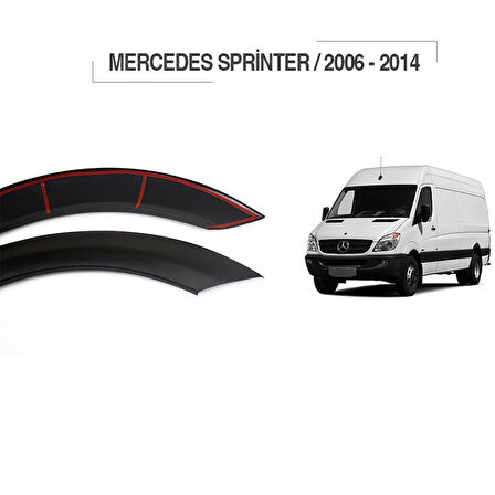 Mercedes Sprinter 2006 - 2014 Uyumlu Çamurluk Dodikleri