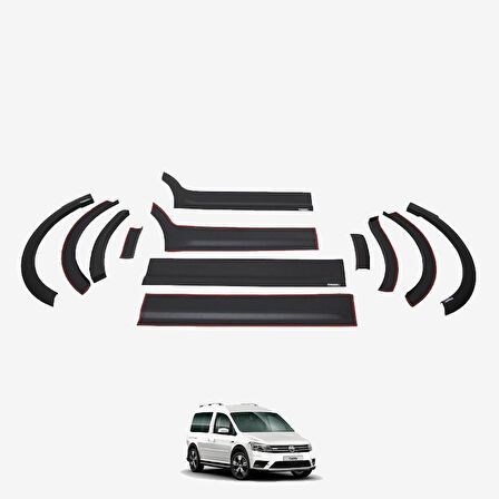 Volkswagen Caddy 2015-2020 Dodik Set 12 Parça Kısa Şase Sol Sürgü