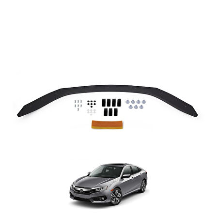 Honda Civic Ön Kaput Koruyucu Rüzgarlığı 2016- Yılı ve Sonrası
