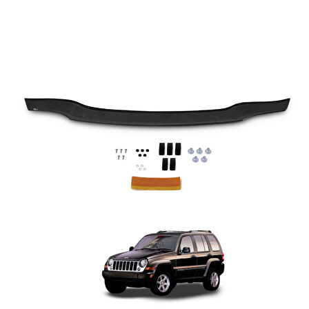 Jeep Cherokee 2002 - 2008 4mm ABS Ön Kaput Koruyucu