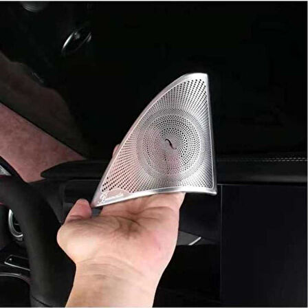 Mercedes W213 Uyumlu Burmester Tweeter Kapağı Üçgen 2 Parça