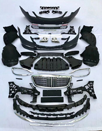 Mercedes W222 S Serisi 2014-2020 Uyumlu Maybach Body Kit