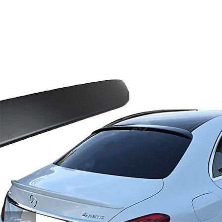 Mercedes W213 Uyumlu Cam Üstü Spoiler Boyasız Fiber