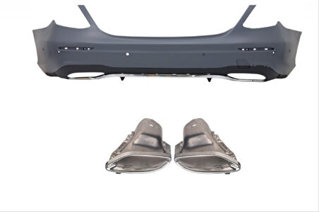Mercedes W213 E Serisi Uyumlu Oem Amg Arka Tampon&Egzoz