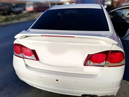 Honda Civic Fd6 2006-2012 Işıklı Spoiler (Boyasız)