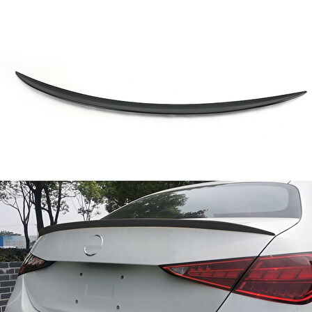 Mercedes W206 C Serisi 2021+ Uyumlu AMG Spoiler Boyasız Fiber