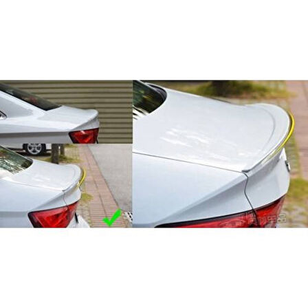 Audi A3 2014-2015 Spoiler Plastik