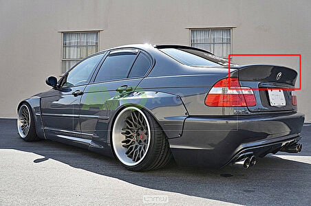 Bmw E46 1998-2005 Sedan CSL 4 Kapı Uyumlu Spoiler