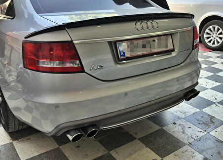 Audi A6 C6 2005-2011 3 Parça Spoiler