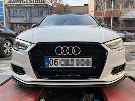 Audi A3 8v 2016-2019 Sedan Ön Tampon Altı Lip