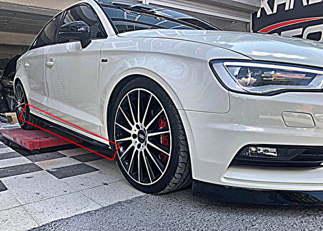 Audi A3 8V 2013-2016 Audi A3 Marşpiyel Sline Çıta