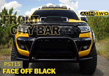 Ford Ranger 2006+ Off Road Ön Tampon Koruma Demiri Siyah Face Off AQM4WD