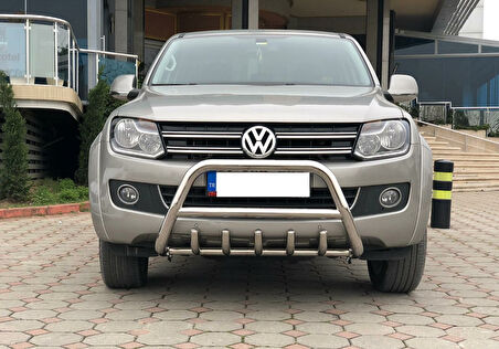 Volkswagen Amarok 2010+ Off Road Krom Karterli Ön Koruma Ön Tampon Koruma Demiri Informplus AQM4WD PWT02