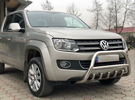 Volkswagen Amarok 2010+ Off Road Krom Karterli Ön Koruma Ön Tampon Koruma Demiri Informplus AQM4WD PWT02