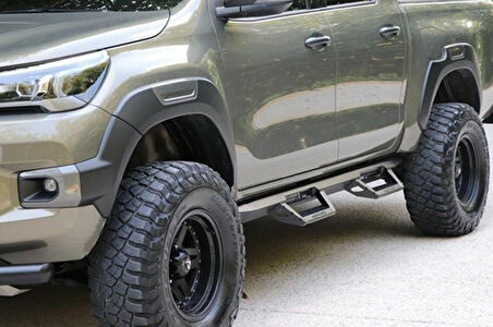 Mercedes X-Class 2017+ Uyumlu Off Road Yan Basamak (Side Steps) AQM4WD