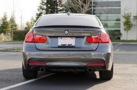 BMW F30 M Performance Difüzör Mat Siyah