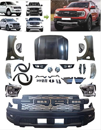 Ford Ranger 2012-2021-2022 New Ranger Raptor Body Kit