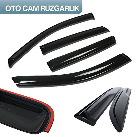 Fiat Doblo 2010-2017 Mugen Cam Rüzgarlığı