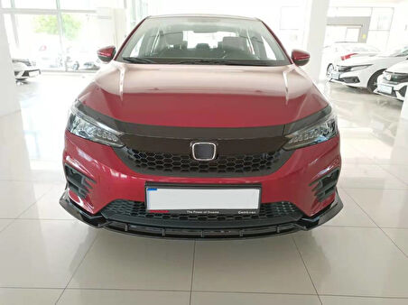 Honda City 2020+ İçin Uyumlu RS Ön Lip - Piano Black (Parlak Siyah)